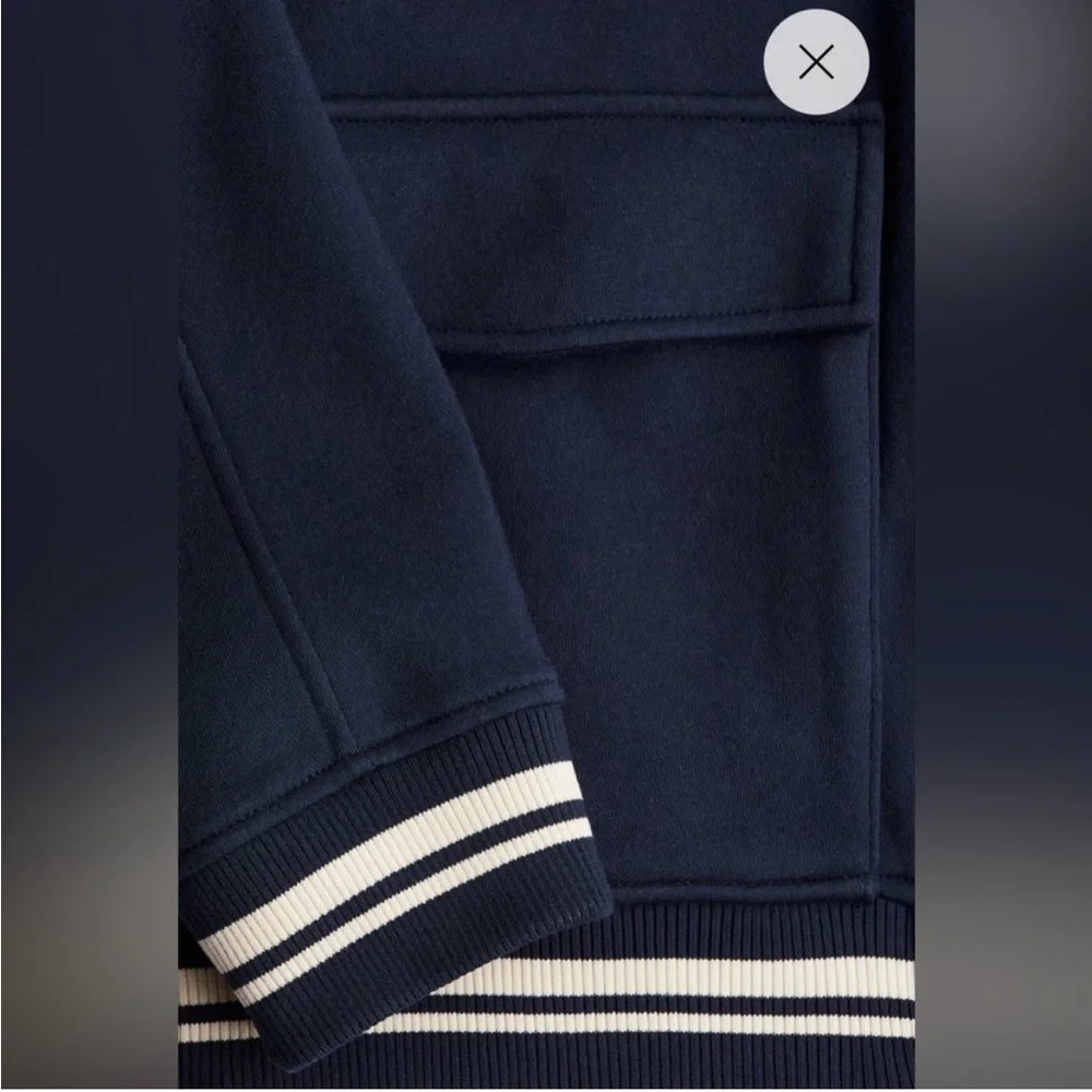 H&M Kids Boys Navy Varsity Sweatshirt
Jacket with New York Patch Size 12/14 NWT - Picture 3 of 9